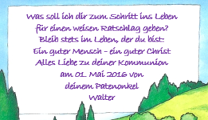 Kinderbibel Widmungsspruch